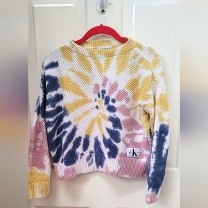 Calvin Klein Cotton Tie-Dyed Sweater